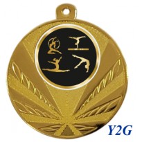 cod. 23.285.50.Y2G - Conf. 100 medaglie mm 50 palestra 1