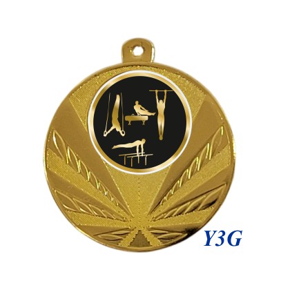 cod. 23.285.50.Y3G - Conf. 100 medaglie mm 50 palestra 2