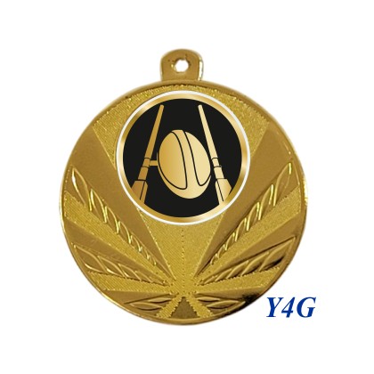 cod. 23.285.50.Y4G - Conf. 100 medaglie mm 50 rugby