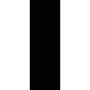 cod. 24.001B - Targa plex neutra nero min. E. 8
