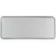 cod. 24.308 - Targa alluminio arg. 16x7