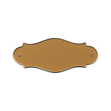 cod. 24.311 - Targa porta plex cm 15x6 Made in Italy