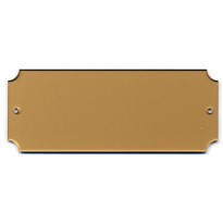 Targa porta plex cm 14x5,5