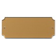 cod. 24.312 - Targa porta plex cm 14x5