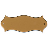 Targa porta plex cm 15x5,5