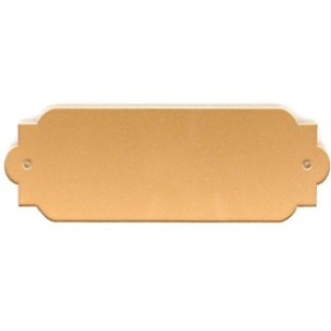 cod. 24.317 - Targa porta plex cm 15x5 Made in Italy
