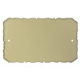 cod. 24.322 - Targa alluminio oro 13x8