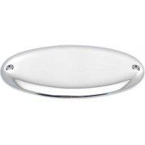 Brass door plate arg. cm 12,2x6,3