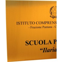 Plate brass neutral Cmq