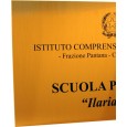 cod. 24.400 - Targa ottone neutra min. E. 18