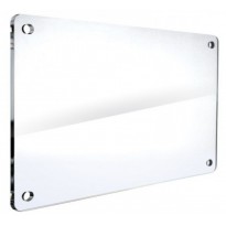 Targa plex 8 mm trasp. cm 40x30