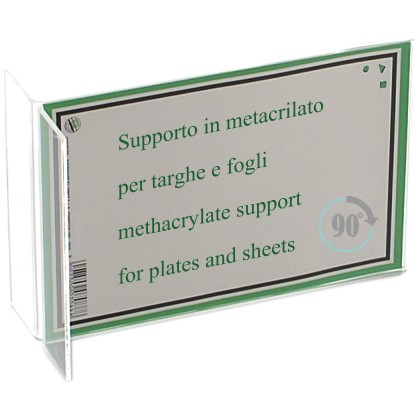 cod. 24.416 - Supporto plex trasp. 21X15