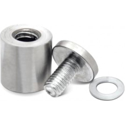 cod. 24.482 - Distanziale mm 30x25 arg. m4