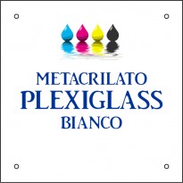 Targa plex bianco neutra a cmq min. E. 7