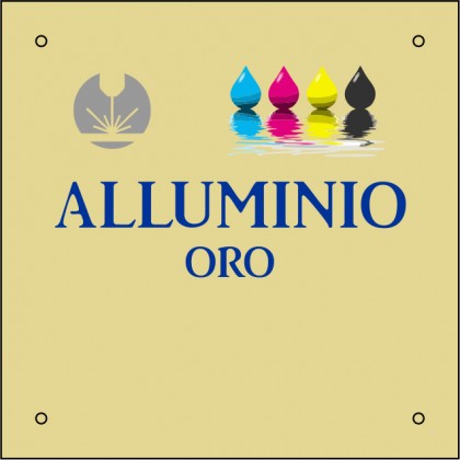 cod. 24.507 - Targa all. oro neutra a cmq min. E. 7