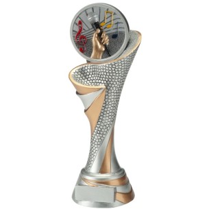 cod. 24.797.32 - Trofeo musica canto microfono cm 26
