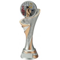 Trofeo musica canto microfono cm 26