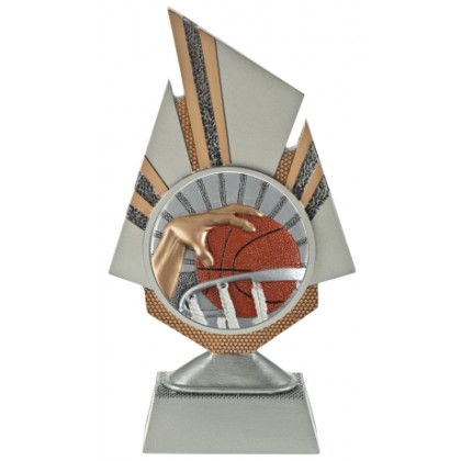 cod. 24.798.10 - Trofeo basket pallacanestro cm 20