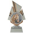 cod. 24.798.12 - Trofeo cavallo ippica cm 20