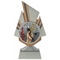 Trofeo musica canto microfono cm 20