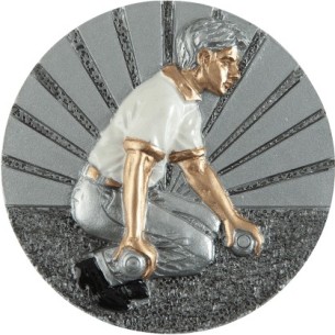 cod. 24.820.14 - Disco in resina mm 70 bocce
