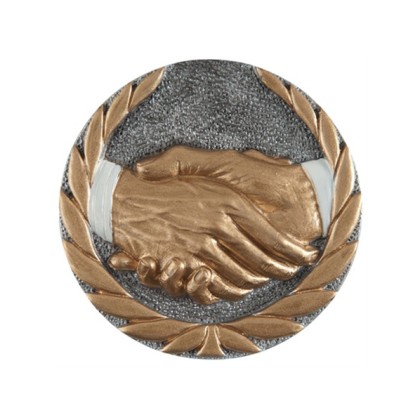 cod. 24.820.33 - Disco in resina mm 70 amicizia