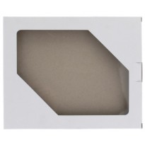 White box 25,4x20,3 cm with window