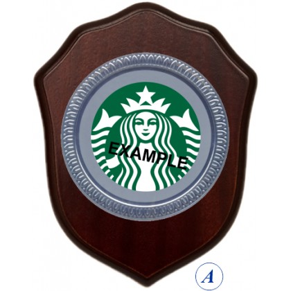 cod. 25.619A - Crest cm 22 con piatto 14 Made in Italy