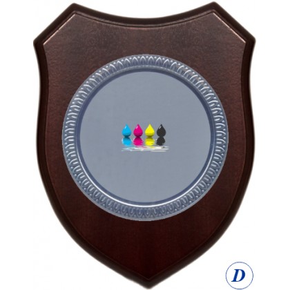 cod. 25.619D - Crest cm 22 con piatto 14 Made in Italy