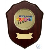 Crest cm 22,5x18 con disco e cartiglio