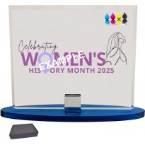 Trofeo cristallo cm 24x18,5x1