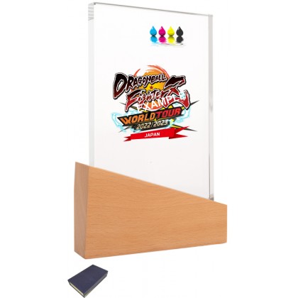 cod. 25.627L - Trofeo cristallo cm 14x25x4