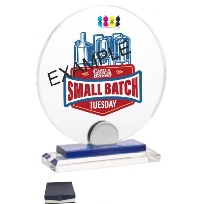 cod. 25.635B - Trofeo cristallo cm 19