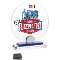 Trofeo cristallo cm 19,5x18x1 f5