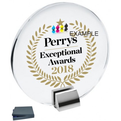 cod. 25.670A.6 - Trofeo cristallo cm 18x17