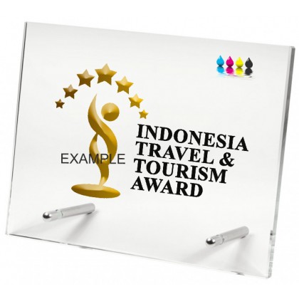 cod. 25.675A.6 - Trofeo cristallo cm 22x17 m 6