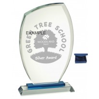 Trofeo cristallo cm 25x15