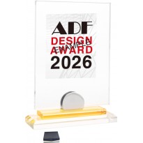 Trofeo cristallo cm 22,5x15x1 f5