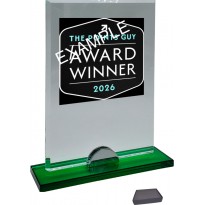 cod. 25.741A - Trofeo cristallo cm 21x26x1 f5