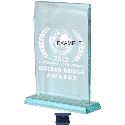 cod. 25.742 - Trofeo cristallo cm 28x18x1