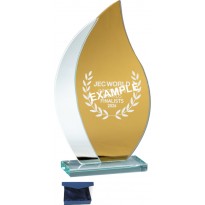 cod. 25.744A.6 - Trofeo cristallo cm 21x13x0