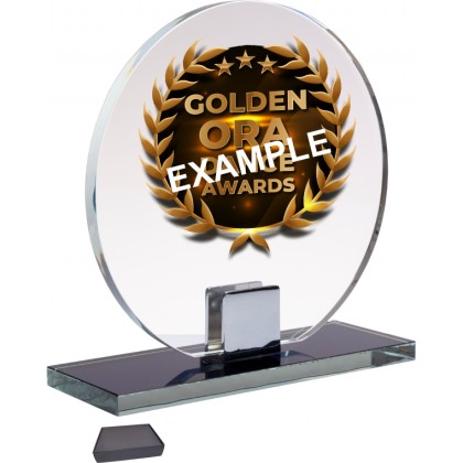 cod. 25.746B - Trofeo cristallo cm 17x16x0