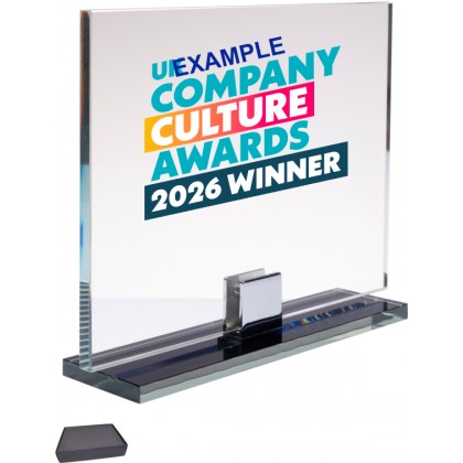 cod. 25.748B - Trofeo cristallo cm 19x22x0