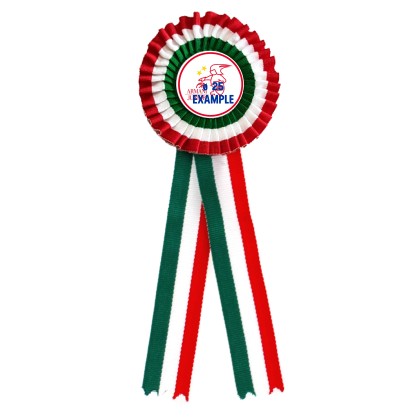 cod. 26.040 - Coccarda ITALIA cm 17x6