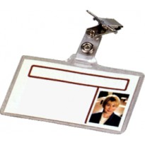 Badge neutro cm 9,6x8 - min. 20 pz