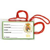 Badge neutro cm 11x8 - min. 20 pz