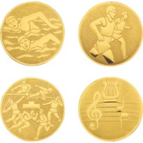 Pack 100 mm aluminum discs 25