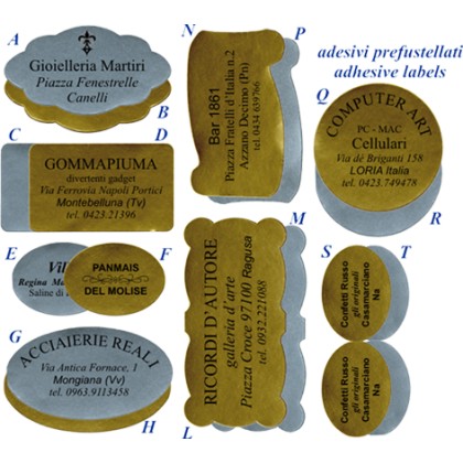 cod. 26.685C - Conf. 5500 adesivi neutri mm 36x22 Made in Italy