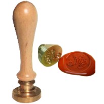 Timbro per ceralacca neutro ø 3 cm