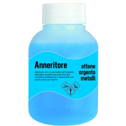 cod. 27.535 - Anneritore per incisioni metallo ml 150 Made in Italy